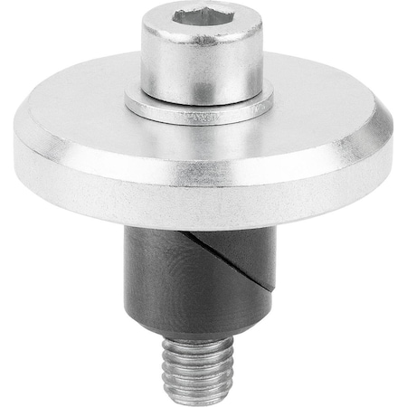 Kipp Clamping Pin With Washer, D=28, H=68, Steel  Black Oxidized K1504.028